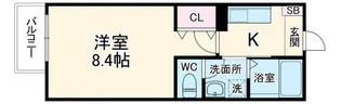 リブレア豊II【1階】の間取り