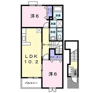 コメット丘【2階】の間取り