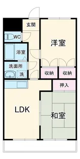 FTヴィラ本牧A棟【2階】の間取り