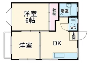 ユナハイツ【2階】の間取り