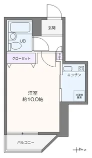 パシフィックパレス元浅草【2階】の間取り