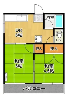 佐藤ハイツ(菜根)【2階】の間取り