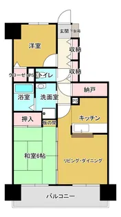 ネオハイツ荒池公園【2階】の間取り