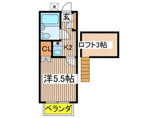 サンパレス大和田7番館【1階】の間取り