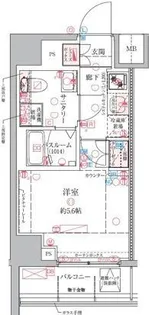 クレヴィスタ横浜関内【3階】の間取り