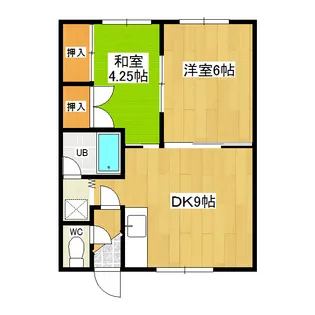 オヴジェ【1階】の間取り