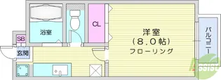 ウィンズ南吉成2【2階】の間取り