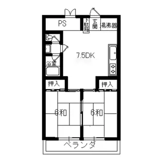 カーサ・ディ・ソーレ【1階】の間取り