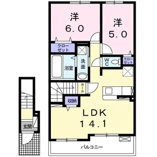 ポライト・カーサ【2階】の間取り
