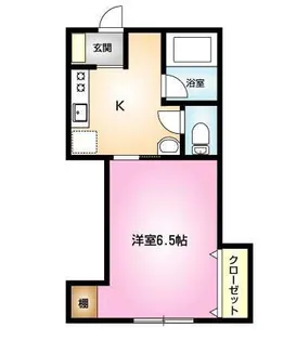 ひまわりハイツ【2階】の間取り