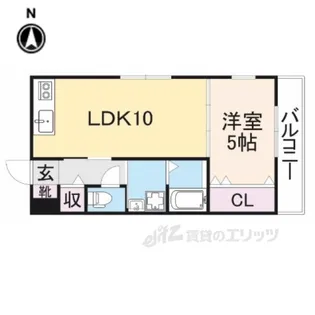 グランシャリオ招提1【2階】の間取り
