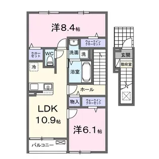 メゾン・ルミエールI【2階】の間取り