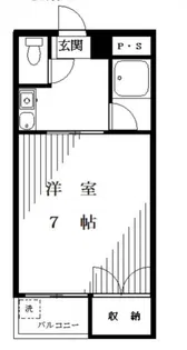 ファミールハイツ【1階】の間取り