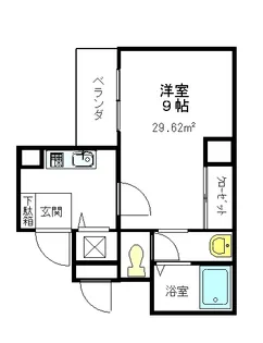 アルカサル御苑【2階】の間取り