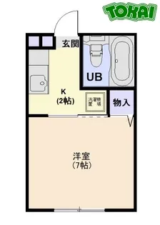コーポしもむら【1階】の間取り