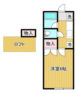 アーバンシティ高砂【1階】の間取り