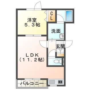 Rive calm元中野【3階】の間取り