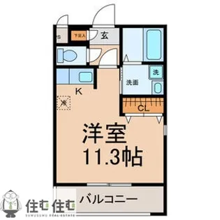 カトル・セゾンK【2階】の間取り