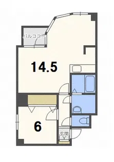グレイス大谷地【5階】の間取り