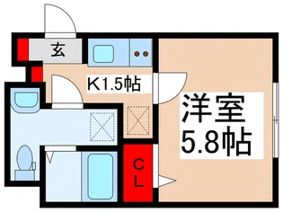 AIRLIX東向島【4階】の間取り