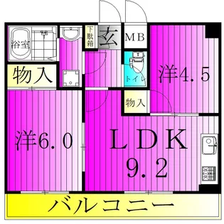 メゾン松丸【2階】の間取り