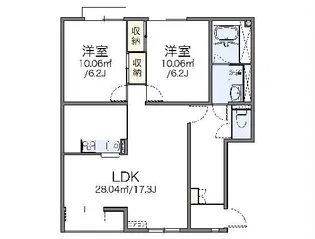 レオネクストキッズIII【2階】の間取り