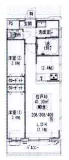 GENOVIA梅島【5階】の間取り