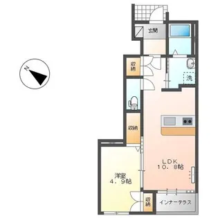 カルマ ルーメ【1階】の間取り
