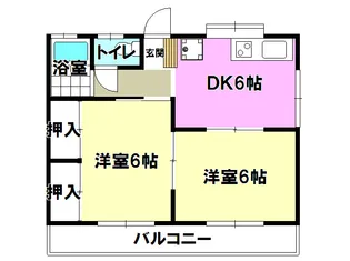 コーポ葵【2階】の間取り