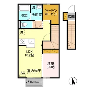 GRANMORE・A【1階】の間取り