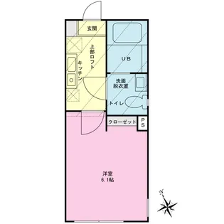グリシーナ【1階】の間取り