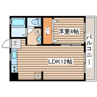 グランデール水の森公園【4階】の間取り