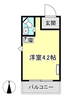 シービー駒場【1階】の間取り