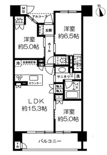 プレミスト仙台本町レジデンス【9階】の間取り