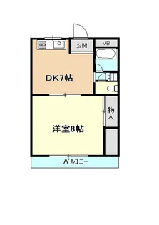 エクセレンス名東【2階】の間取り