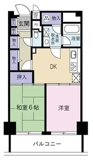 天満橋ニュースカイハイツ【4階】の間取り