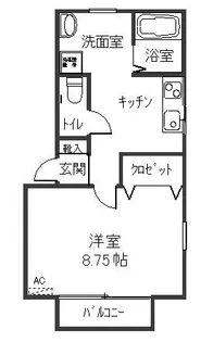 ザ・サード101【1階】の間取り