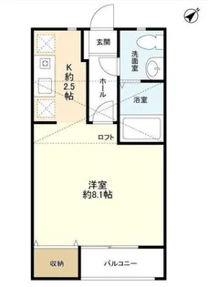 メゾン・ド オオユ【1階】の間取り