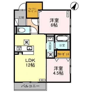 D-Residence諸江町Corazon【1階】の間取り