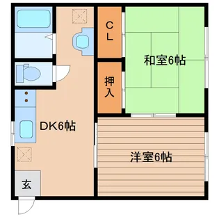 RESIDENCE TOKAI【2階】の間取り