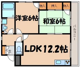 SY桃山【3階】の間取り