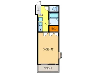 岐阜県岐阜市川端町【マンション】の間取り