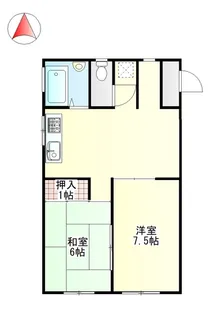 2Kの間取り画像