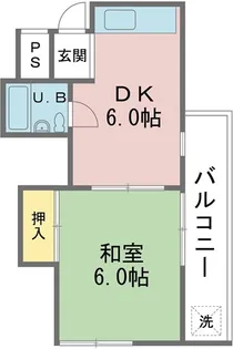 コーポ春日野【2階】の間取り