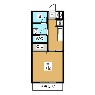 アルファII【2階】の間取り
