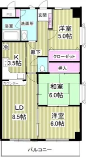 蔵の街マンション 9階【9階】の間取り