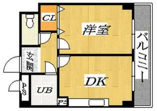 ラピタ【5階】の間取り
