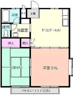 ハウスポートII【2階】の間取り