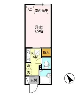 メゾン・エスポワール【1階】の間取り