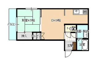 トスティ【2階】の間取り